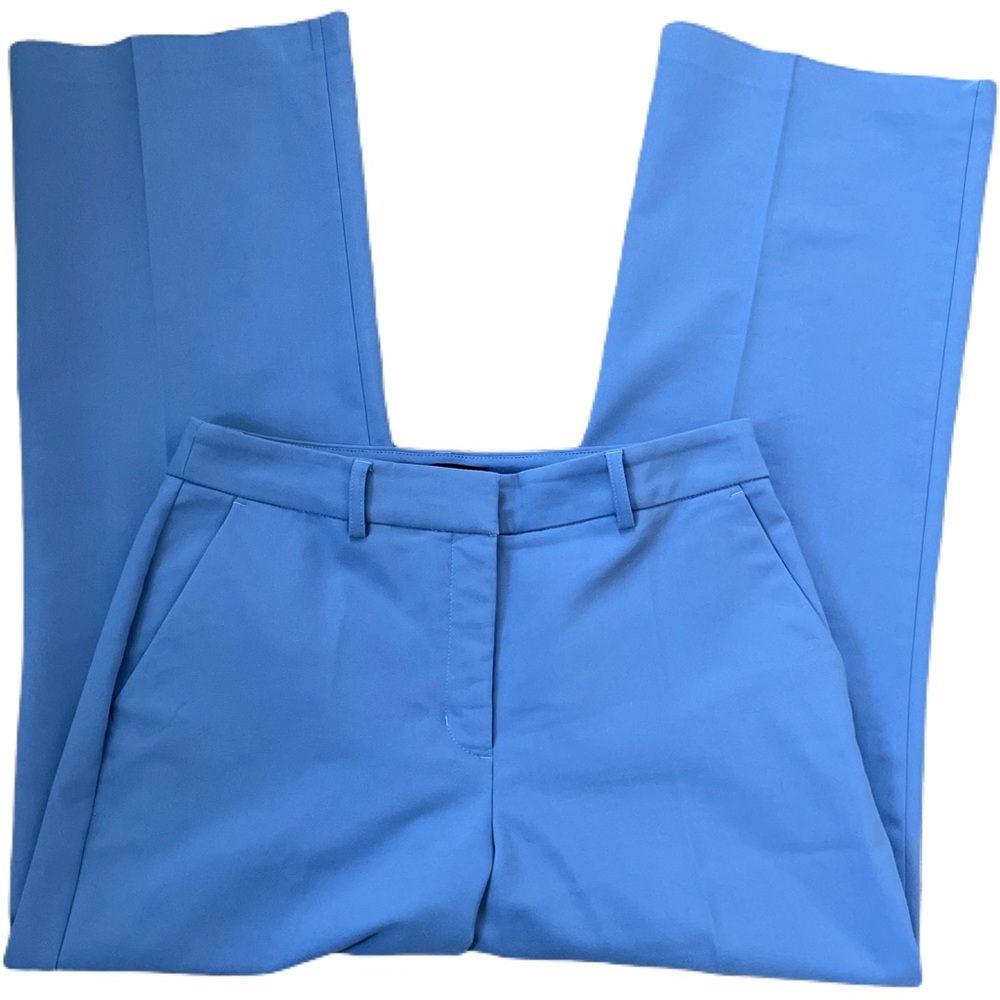 Express High Rise Bright Blue Trouser. Size 6